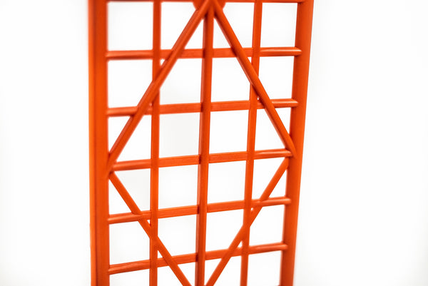 Panel plastico Panel U 30x65 cm naranja para barrera antimigratoria Evolution de Sephnos para uso en granjas avícolas, de Sephnos